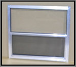 14'' x 53'' Aluminum Vertical Sliding Window
