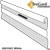 Skirting Trugard Vinyl Skirting 201021BL, 201059BL, 200951BL, 201050BL Trugard Vinyl Skirting Back Rail