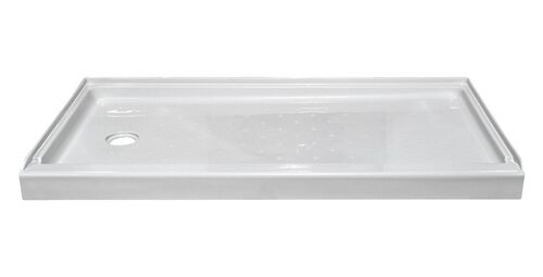 Bath Showers 379940BL Lyons Elite  27'' x 54'' Walk In Shower Base With Left Hand Drain