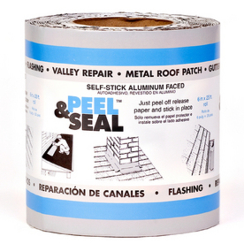 Maintenance and Repair Roofing Supplies and Skylights 110350BL, 110351BL Peel & Seal 6''Wide x 33.5Ft Long Roofs