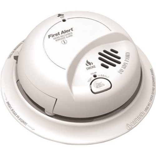 Electrical and Ventilation Safety Products 601271BB First Alert Hardwired Interconnected Smoke And Co Alarm With Battery Backup