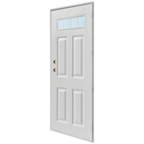 Doors and Windows Rear Outswing Doors 69K6****L1NN0 Kinro Series 5500 Outswing Steel Entry Door with 4-Lite Window