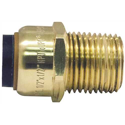 Plumbing Quick Connect Push Fit Fittings 422029BB, 422030BB, 422031BB, 422032BB, 422033BB Premier Push-Fit Male Adapter