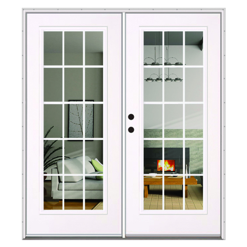 Doors and Windows Patio Doors 212040BL, 212041BL 72'' x 76'' Out-Swing French Door