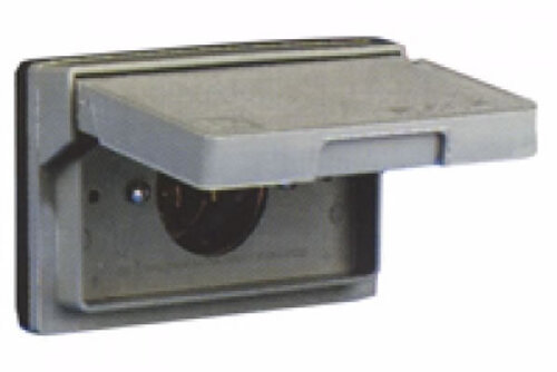 Electrical and Ventilation Outlets and Switches 222815BL Weatherproof Male Motor Base