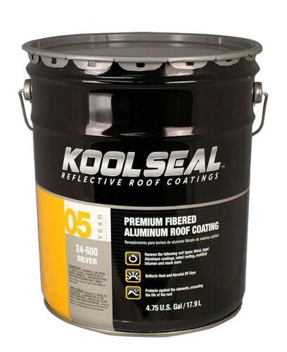 Maintenance and Repair Roofing Supplies and Skylights 110102BL, 110105BL Blue Label Kool-Seal Aluminum Roof Coating Roofs