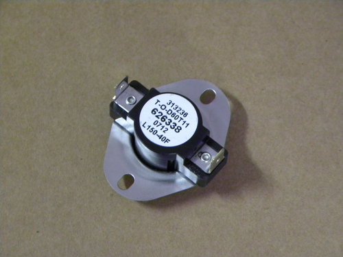 Heating and Air Conditioning Nordyne Miller Intertherm Replacement Parts 626338, 239627BL Nordyne 626338 1 Pole Limit Switch Furnaces