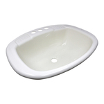 Bath 376804BL w Plastic Rectangular Lavatory Sink..