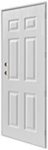 Kinro 6-Panel Steel Out-swing door for mobile homes