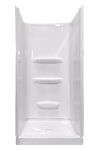 Bath 377977BL w Elite 32'' x 32'' x 69'' shower wall..