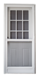 Cordell Combination Exterior Door with 9 Lite Window