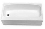 Clarion White Fiberglass Tub 28'' D x 54'' W x 17-1/2'' H 