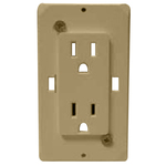 Electrical and Ventilation 222326BL,  Self-Contained Receptacle With Intig..