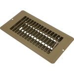 Heating and Air Conditioning 421304BL 4 x 8 Brown Metal Floor Register..