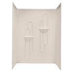 Better Bath 32'' x 32''Abs 1 Piece Shower Wall Surround