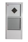 Combination Door 10 X10 Diamond Window 4''Jamb