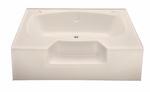  Better Bath 40'' x 60'' Heavy Gauge Abs Garden Tub-Outside Step