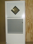  Combination Door 10 X10 Diamond Window 6.5''Jamb
