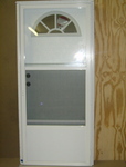 Combination Exterior Door With Fan Lite Window 4''Jamb