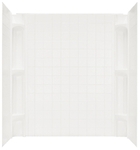 Better Bath 40'' x 54''Abs 5 Piece Bathtub Wall Surround